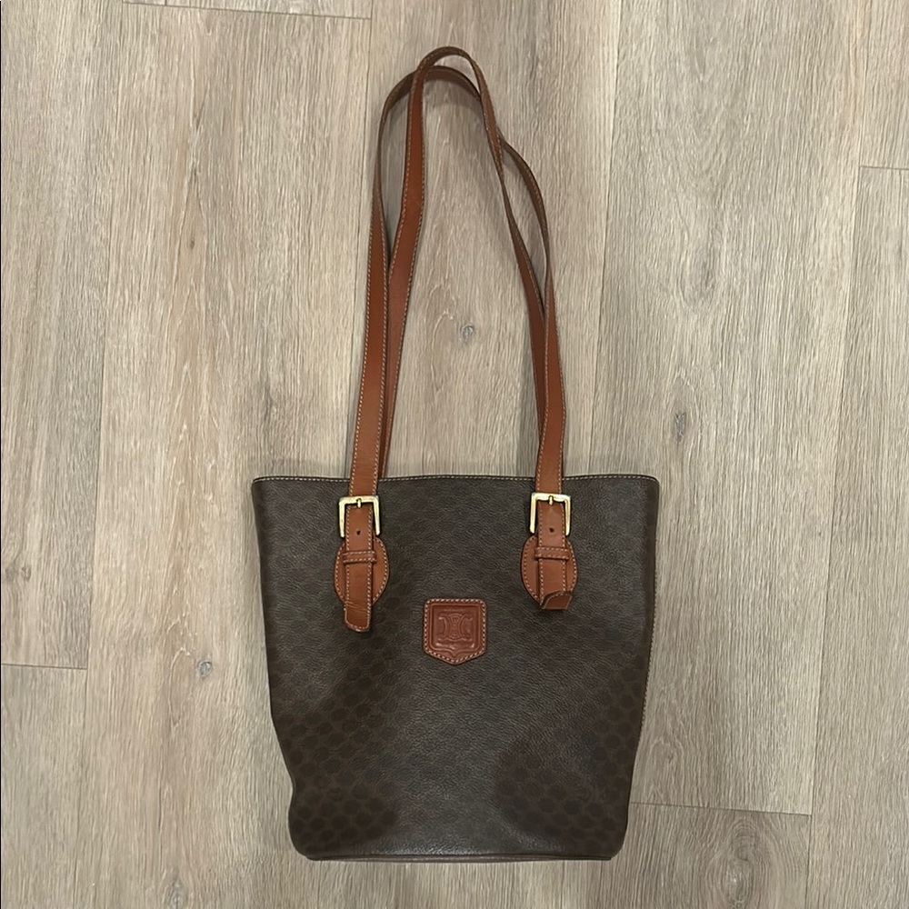 Celine Macadam Shoulder Tote